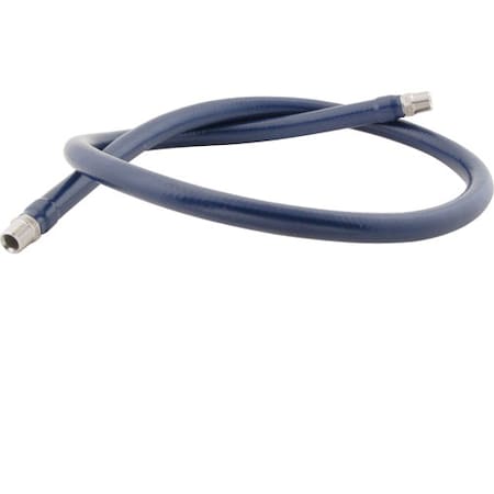 T&S Brass Hose, Water , 60"L, 1/2"Nptm Thd HW-2C-60